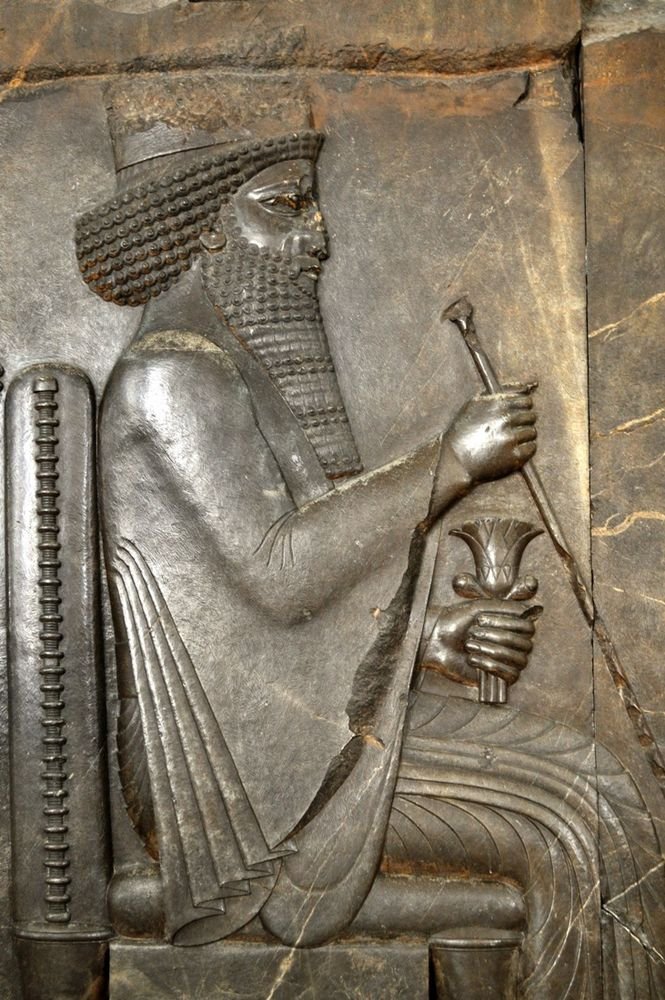 Achaemenid Relief Of Darius The Great