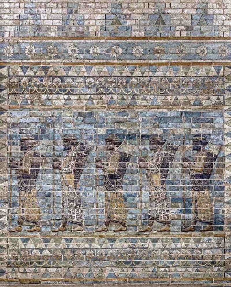 Ancient Achaemenid Archers Relief