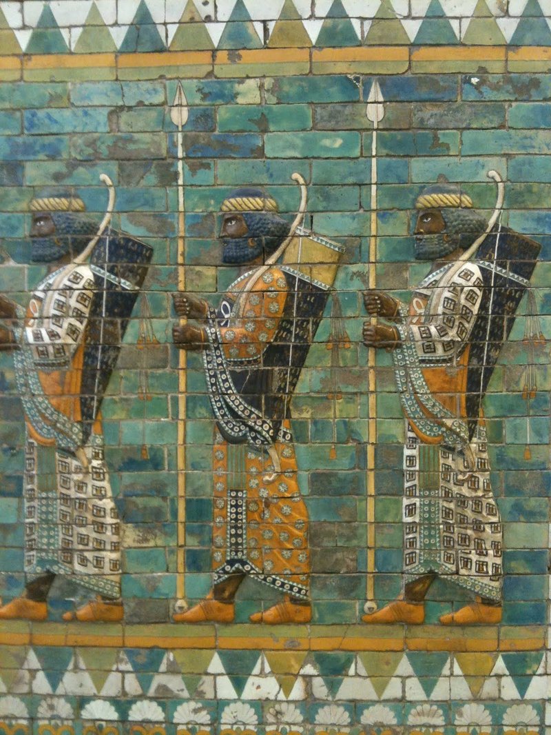 Ancient Achaemenid Archers Relief