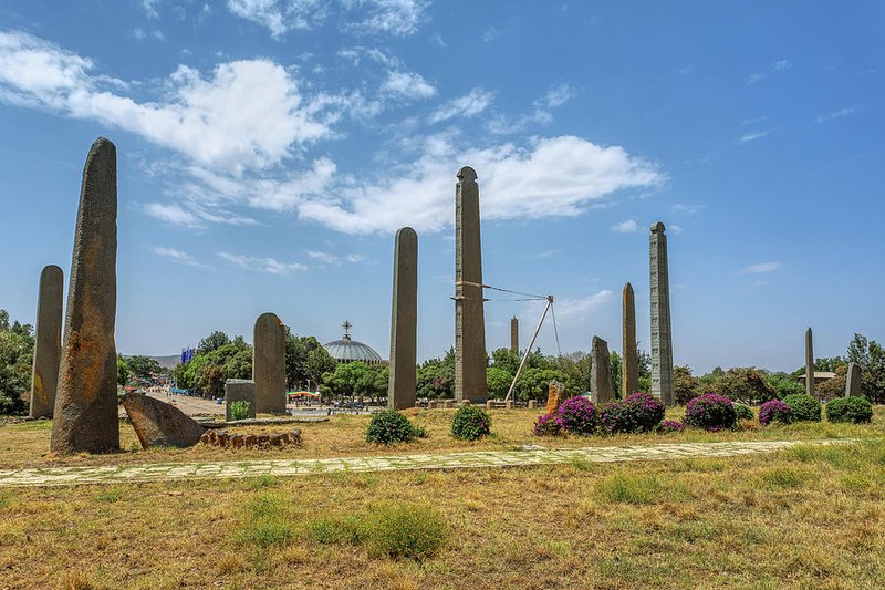 Ancient Aksumite Obelisks In Ethiopia