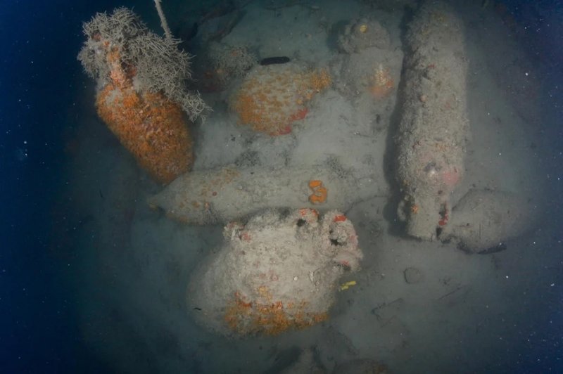 Ancient Amphorae In Shipwreck Sites