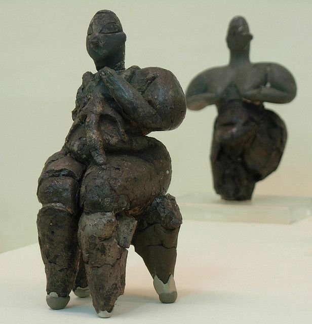 Ancient Anatolian Mother Goddess Figurines