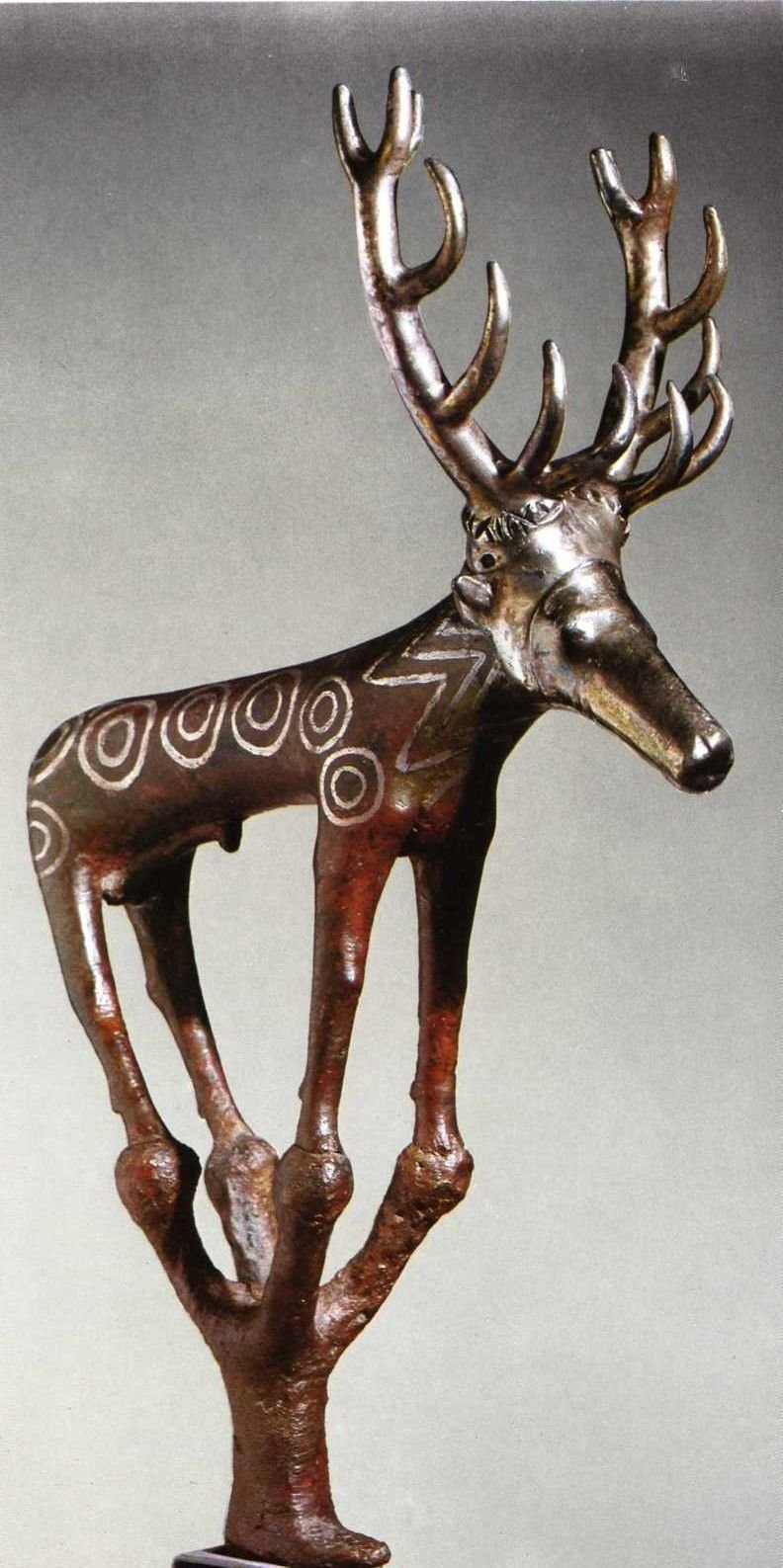 Ancient Anatolian Stag Relief Sculpture