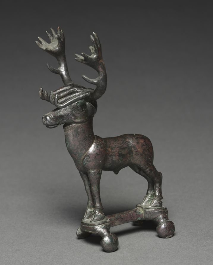 Ancient Anatolian Stag Relief Sculpture