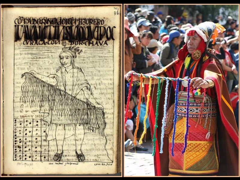 Ancient Andean Quipu Knot System