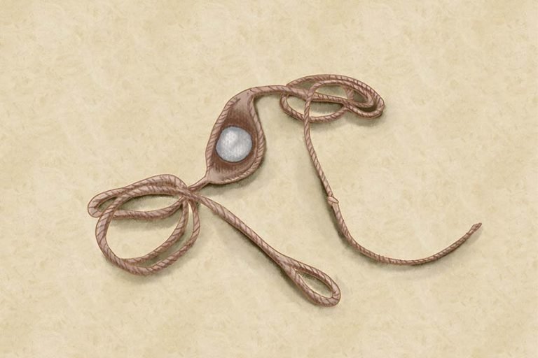 Ancient Andes Sling Weapon