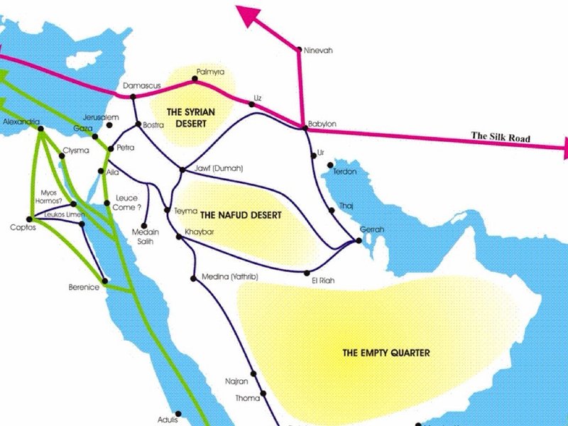 Ancient Arabian Incense Routes