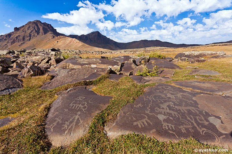 Ancient Armenian Petroglyphs Of Animals