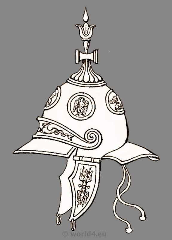 Ancient Assyrian Military Helmets