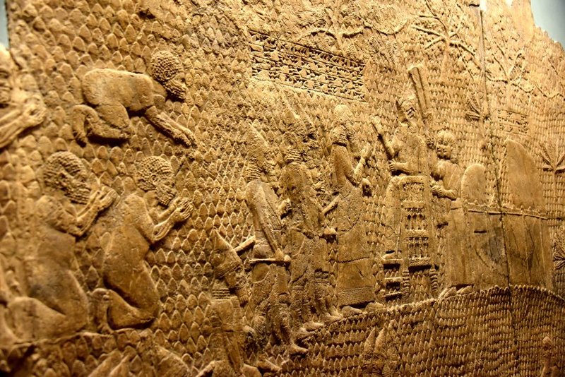 Ancient Assyrian Siege Reliefs