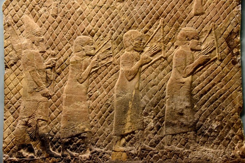 Ancient Assyrian Siege Reliefs