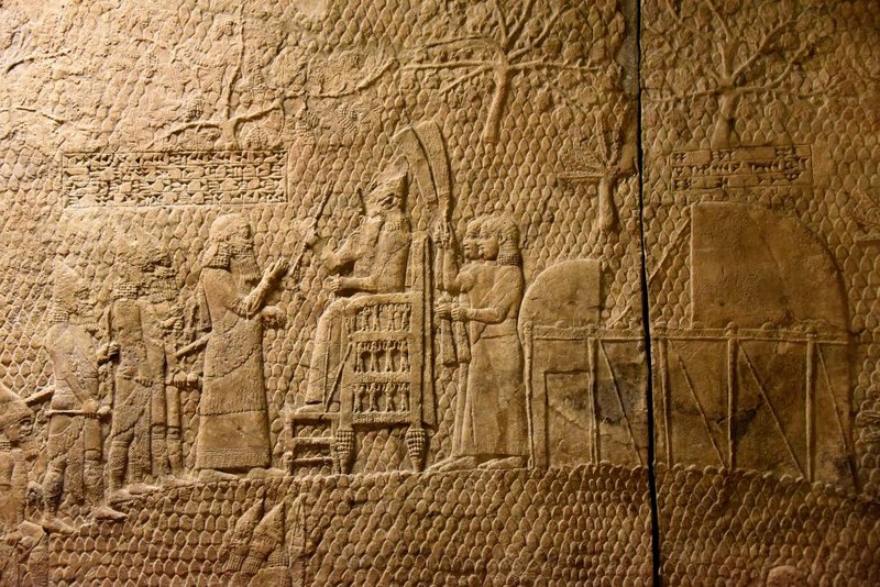 Ancient Assyrian Siege Reliefs