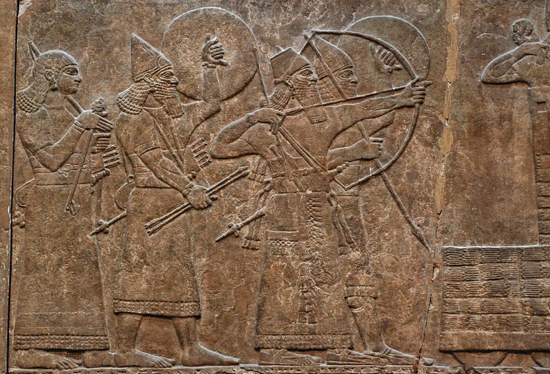 Ancient Assyrian Siege Reliefs