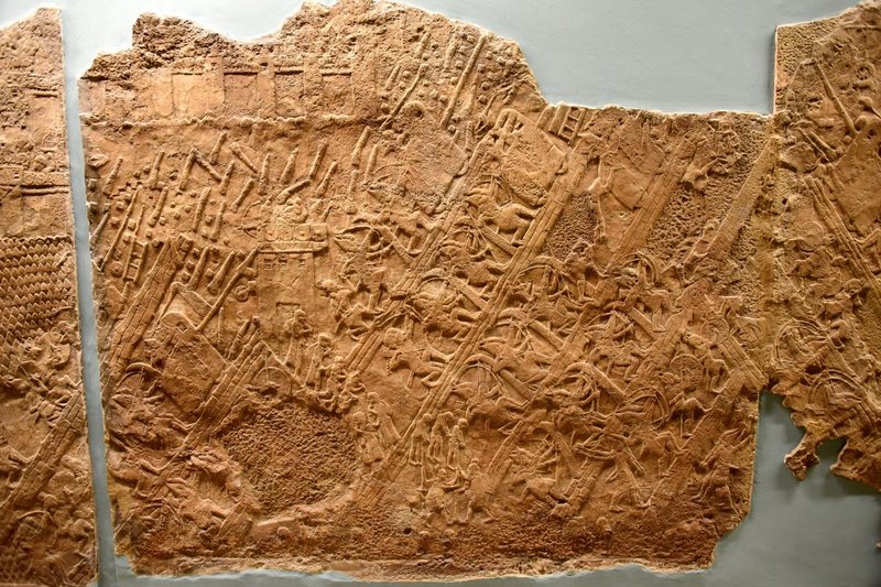 Ancient Assyrian Siege Reliefs