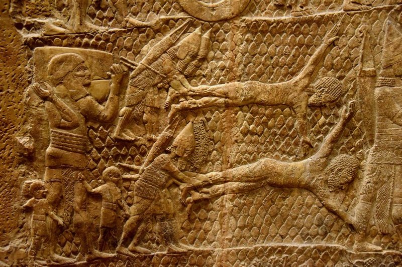 Ancient Assyrian Siege Reliefs