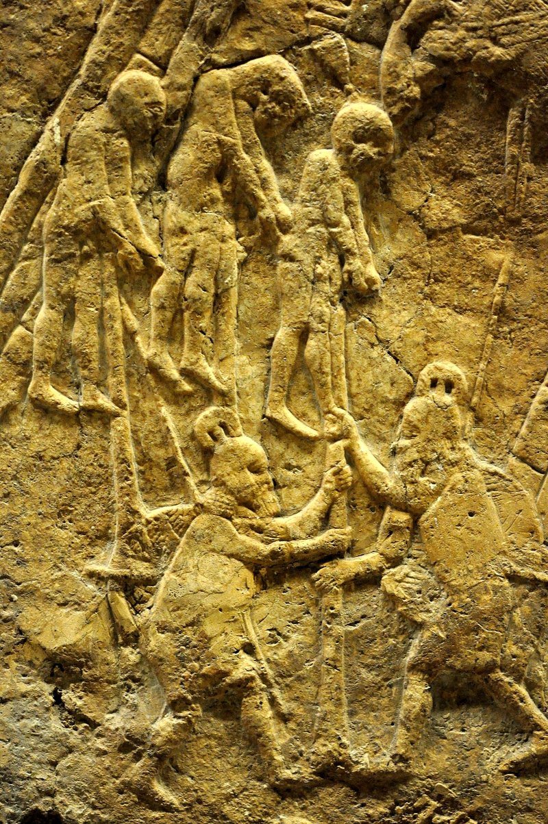 Ancient Assyrian Siege Reliefs<span class=