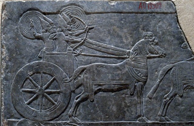 Ancient Assyrian War Chariot
