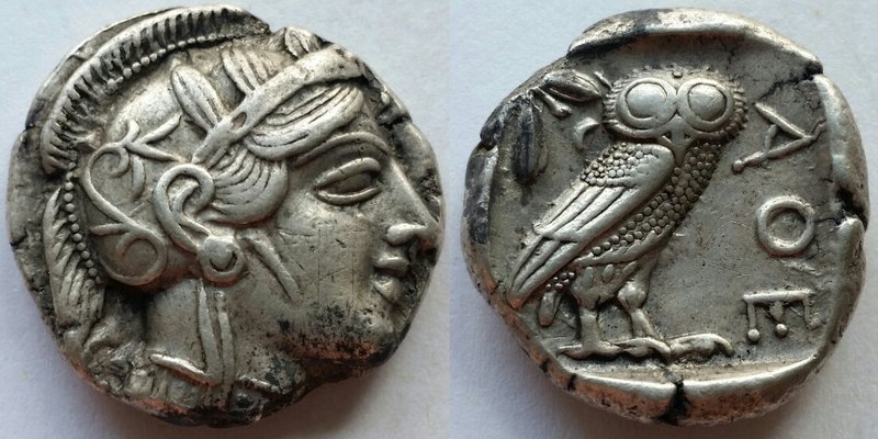 Ancient Athenian Silver Tetradrachms