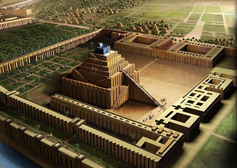 Ancient Babylonian Temple Altar