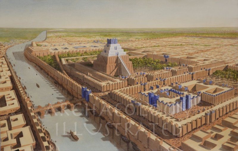 Ancient Babylonian Temple Altar