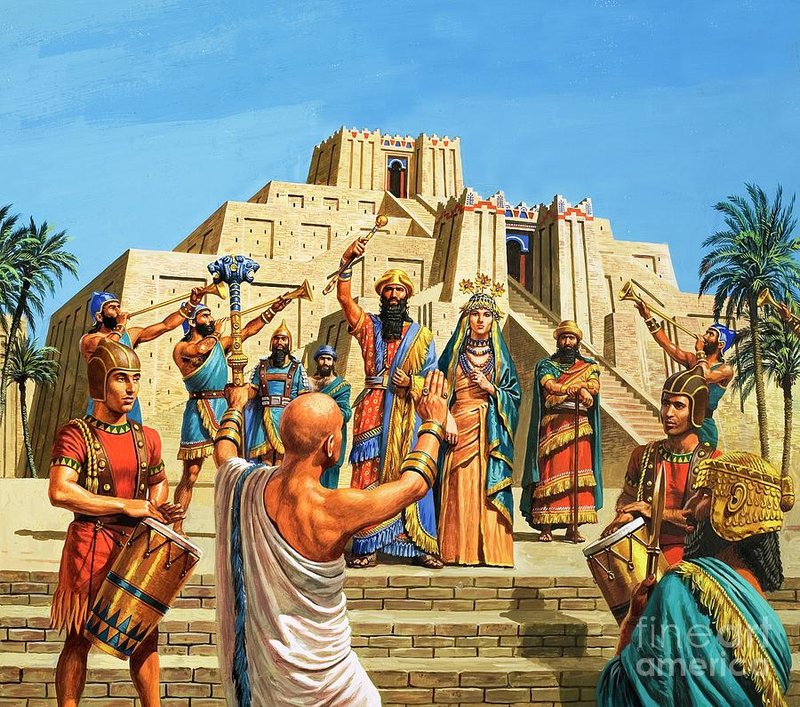 Ancient Babylonian Temple Altar