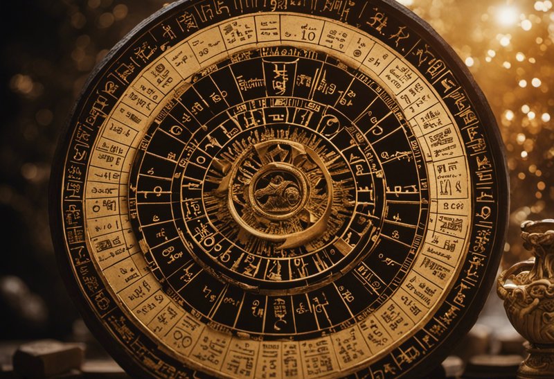 Ancient Babylonian Zodiac Wheel