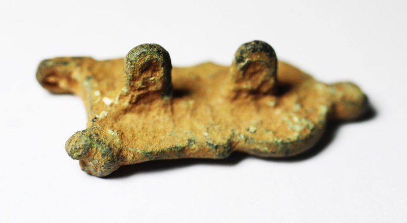 Ancient Bronze Belt Buckles From Scythians