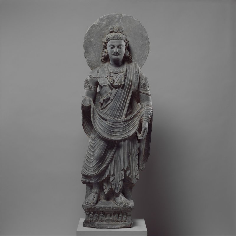 Ancient Buddhist Bodhisattva Statues