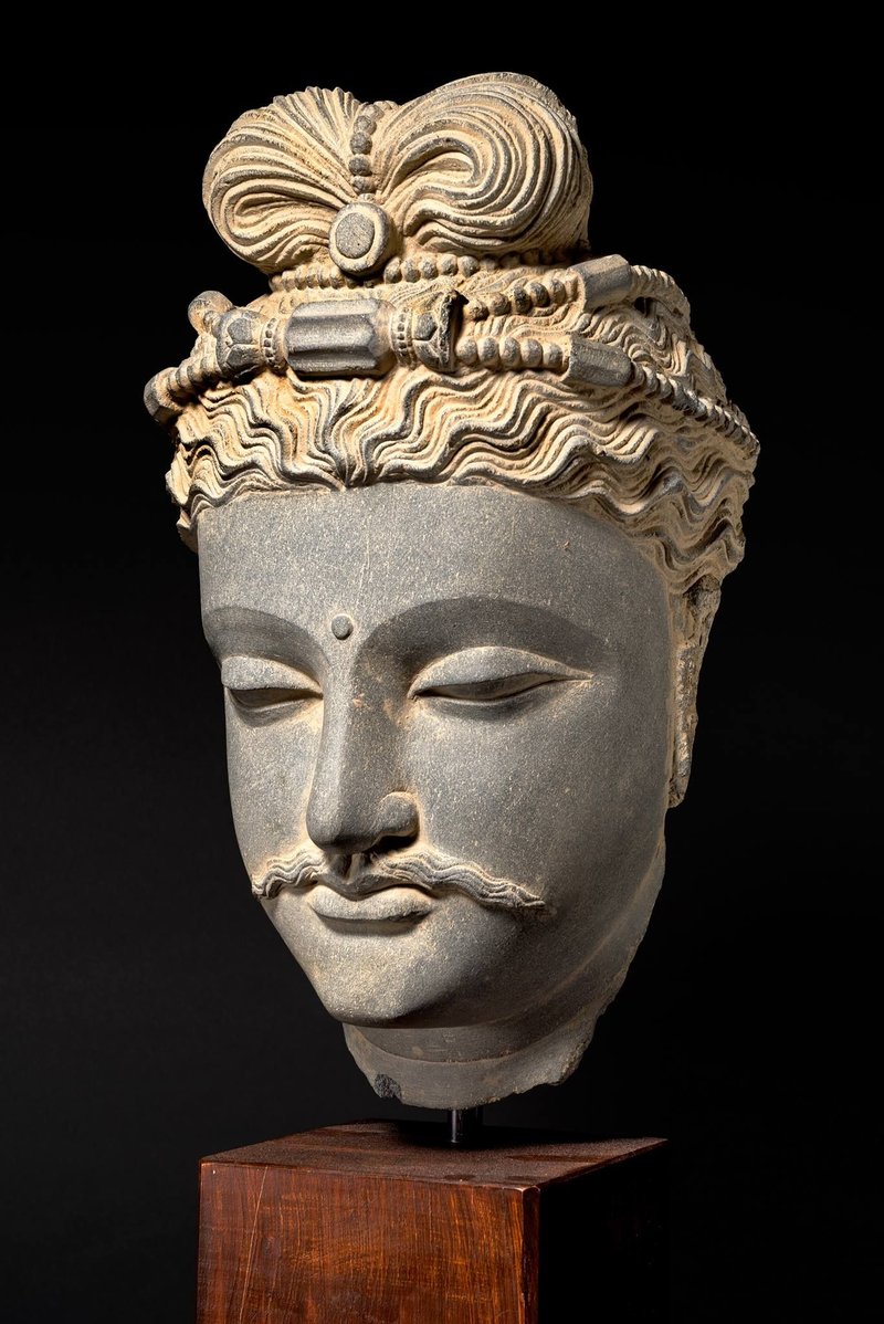 Ancient Buddhist Bodhisattva Statues