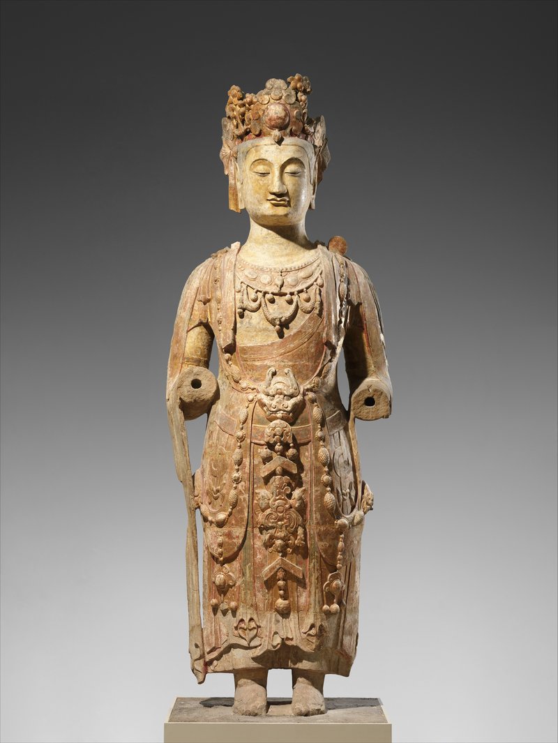 Ancient Buddhist Bodhisattva Statues