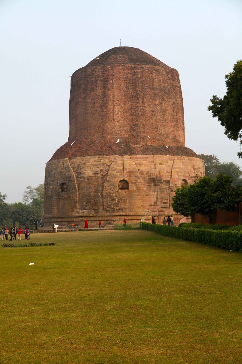 Ancient Buddhist Pillar At Sarnath