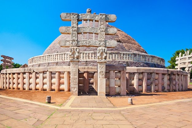 Ancient Buddhist Stupa At Sanchi