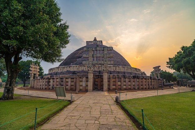 Ancient Buddhist Stupa At Sanchi