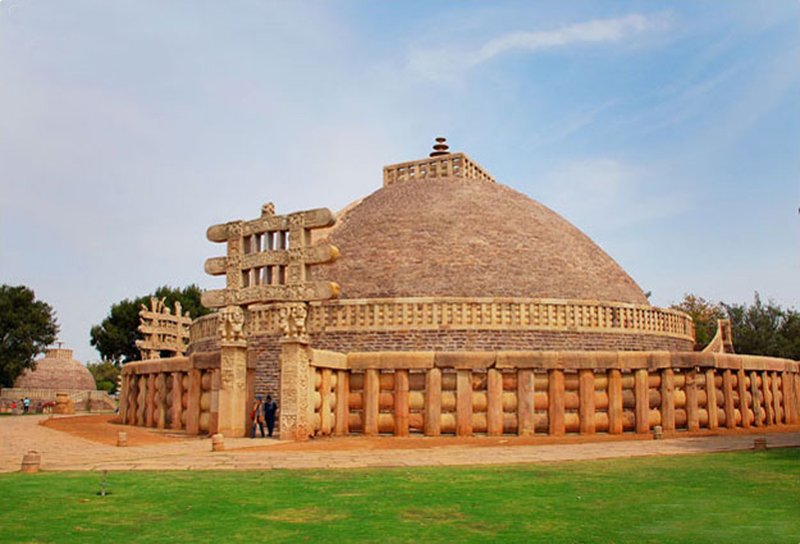 Ancient Buddhist Stupa At Sanchi