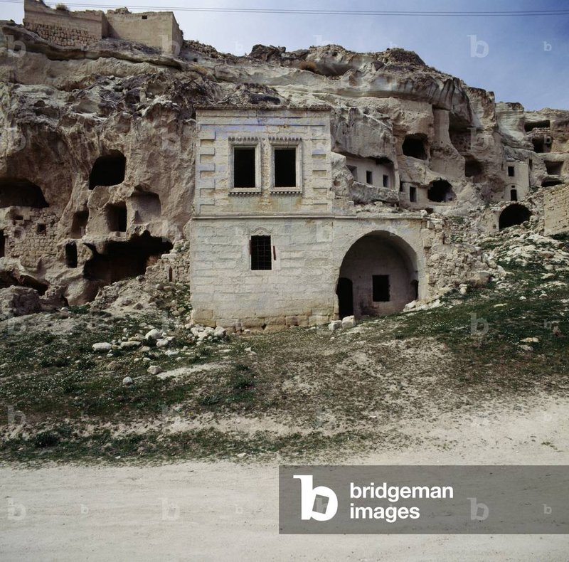 Ancient Cave Dwellings In Cappadocia