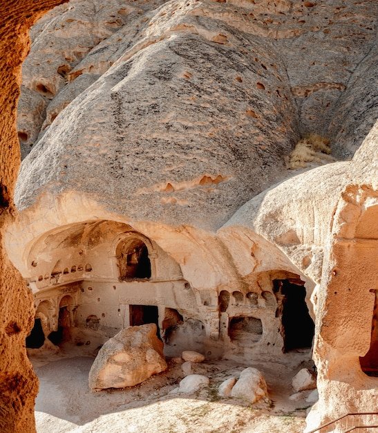 Ancient Cave Dwellings In Cappadocia