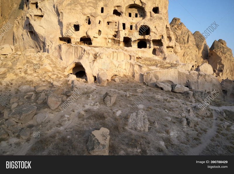 Ancient Cave Dwellings In Cappadocia