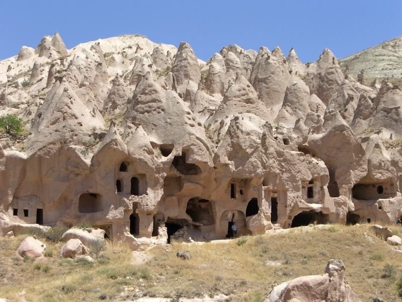 Ancient Cave Dwellings In Cappadocia