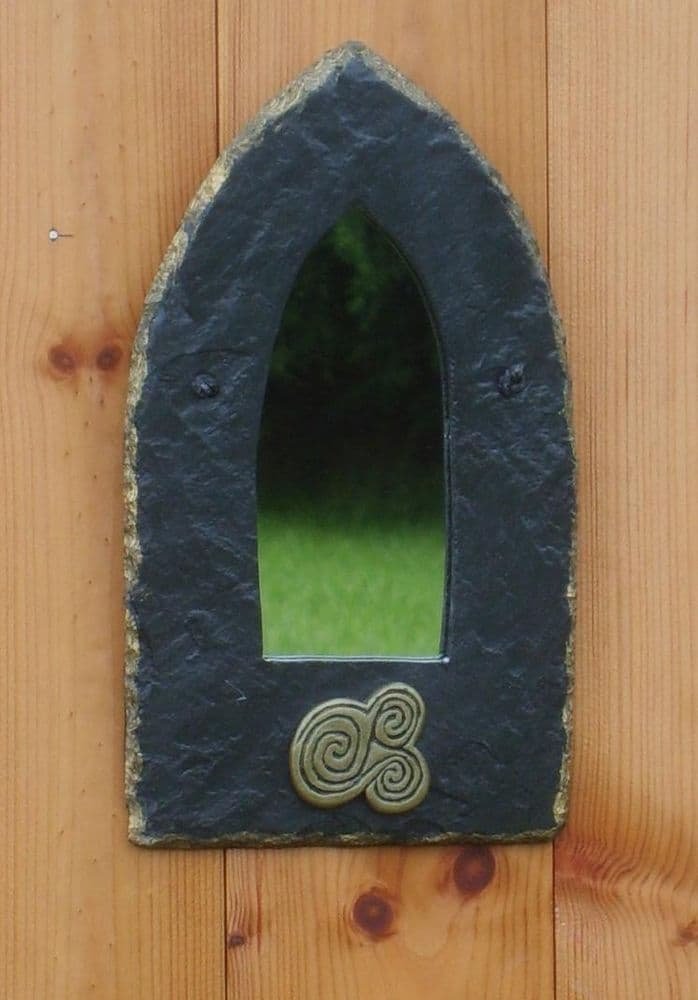 Ancient Celtic Mirror With Spiral Design