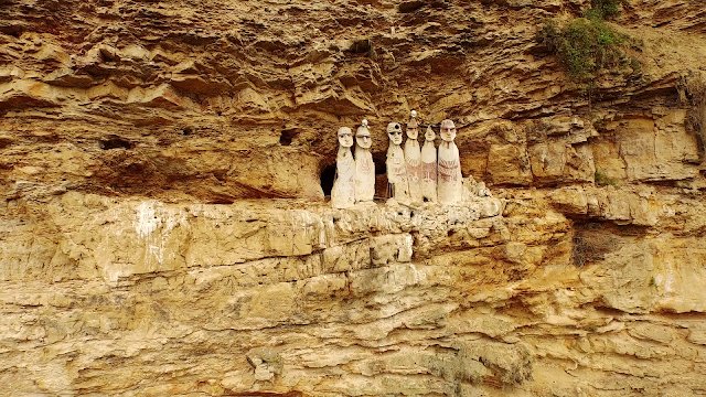 Ancient Chachapoya Cliff Burial Tombs