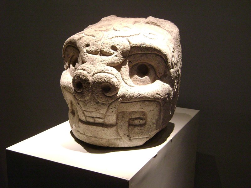 Ancient Chavin Culture Stone Heads<span class=