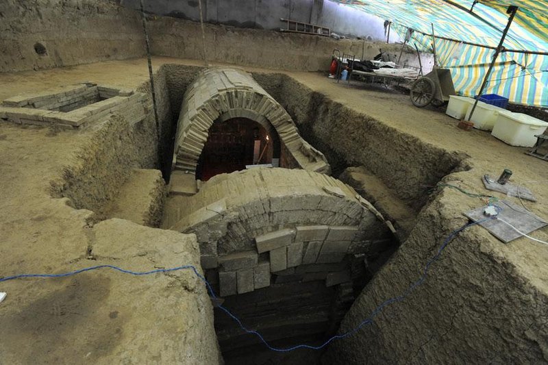 Ancient Chinese Han Tomb Bricks