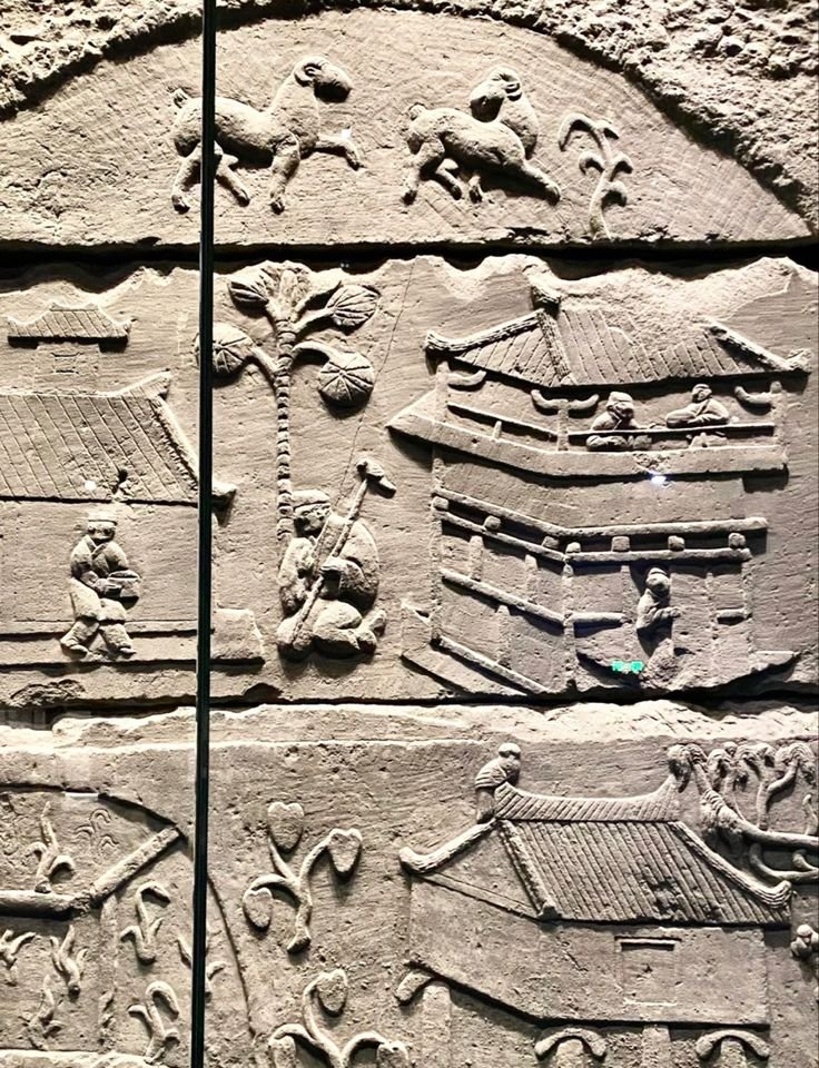 Ancient Chinese Han Tomb Bricks