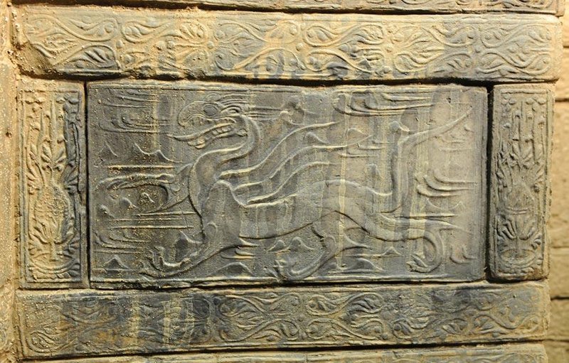 Ancient Chinese Han Tomb Bricks