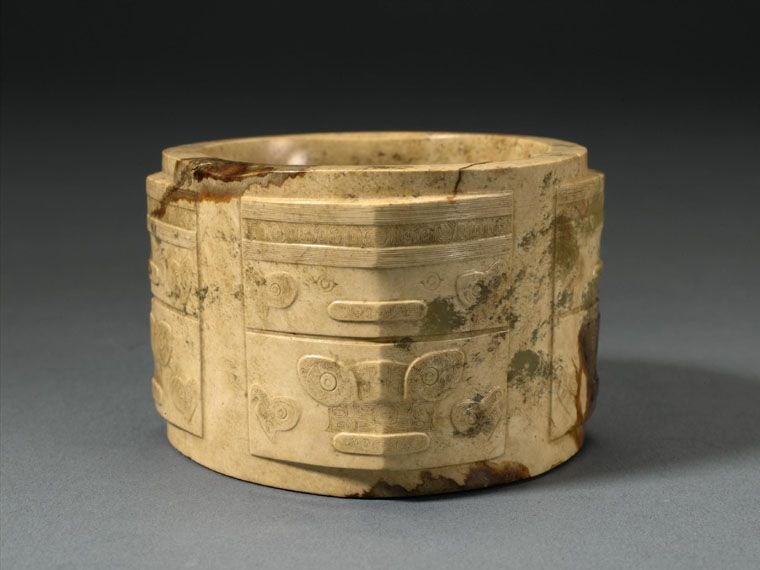 Ancient Chinese Jade Cong Artifacts