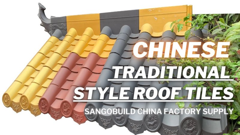 Ancient Chinese Roof Tile End Caps
