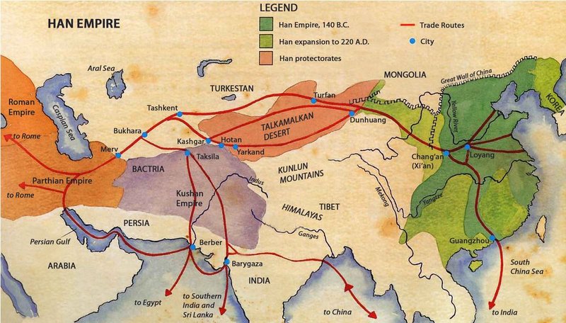 Ancient Chinese Silk Trade Beginnings