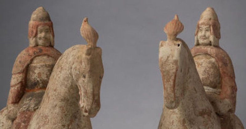 Ancient Chinese Terracotta Cavalry Figures