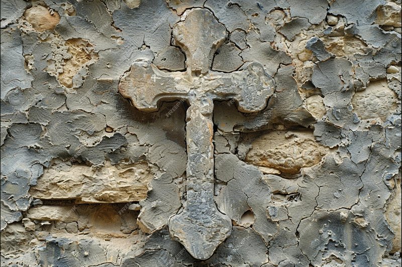 Ancient Coptic Stone Crosses