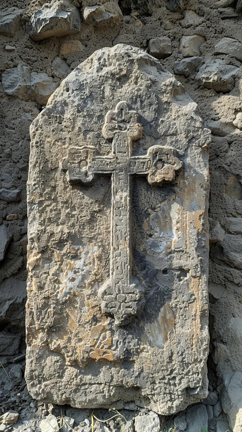 Ancient Coptic Stone Crosses